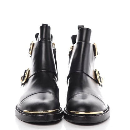 Louis Vuitton Calfskin Valley Flat Ankle Boots 39 Black 3 of 8