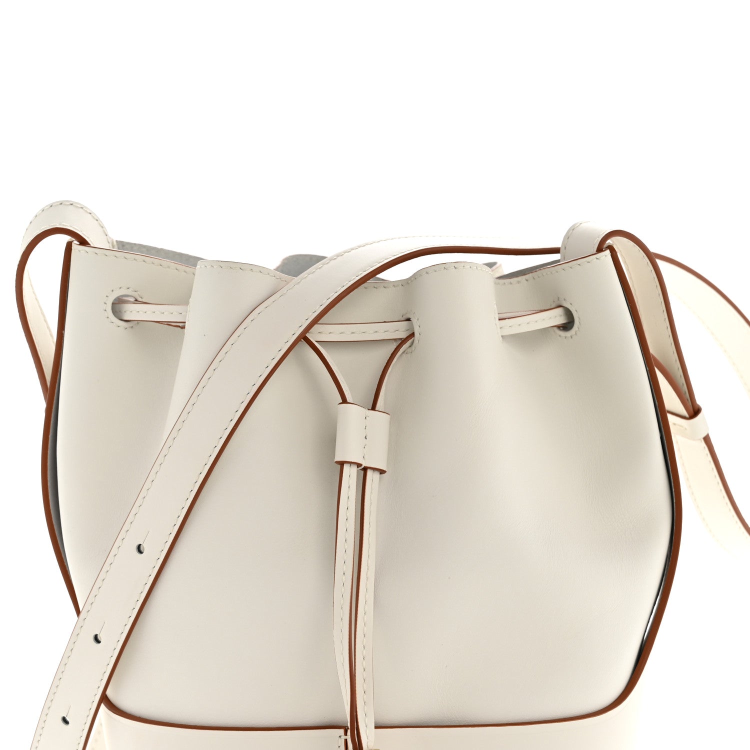 Loewe Calfskin Balloon Bucket Bag Soft White 8 of 10