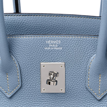 Hermes Togo BIRKIN 35 Bleu Lin 6 of 14