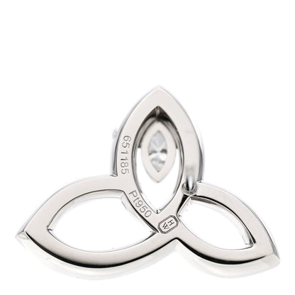 Harry Winston Platinum Diamond Lily Cluster Stud Earrings 4 of 5