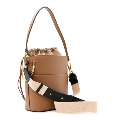 Chloe Smooth Calfskin Small Roy Bucket Bag Nut 3 of 10