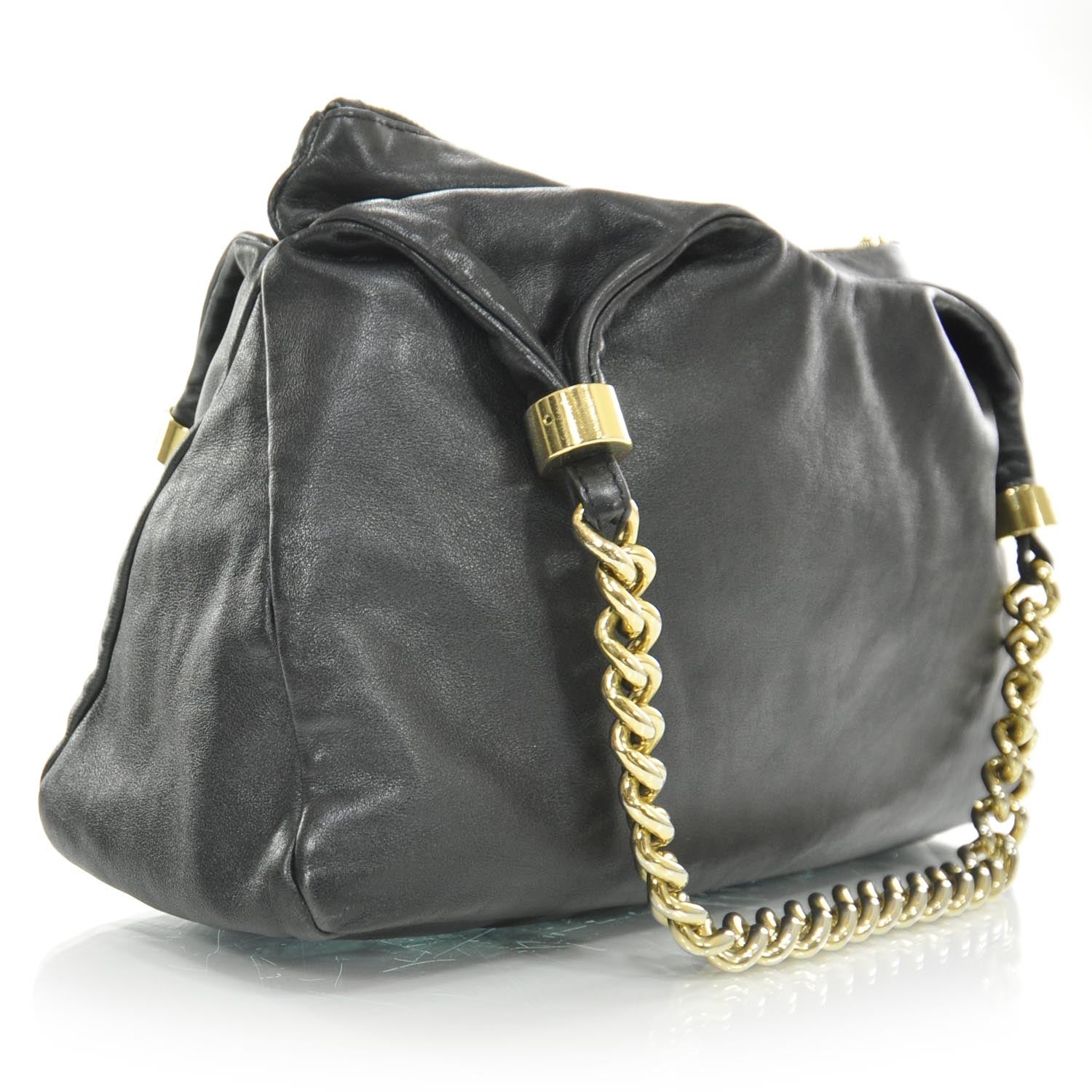 Chanel Calfskin Rodeo Drive Hobo Black 3 of 9
