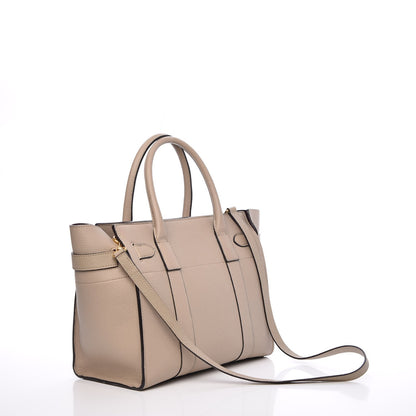 Mulberry Classic Grain Small Bayswater Zip Tote Dune 3 of 6