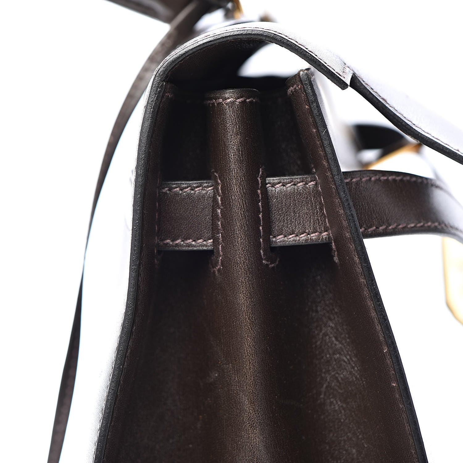 Hermes Box Kelly Sellier 35 Chocolate 18 of 44