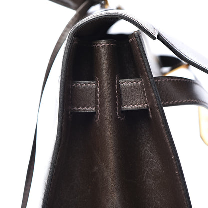 Hermes Box Kelly Sellier 35 Chocolate 18 of 44