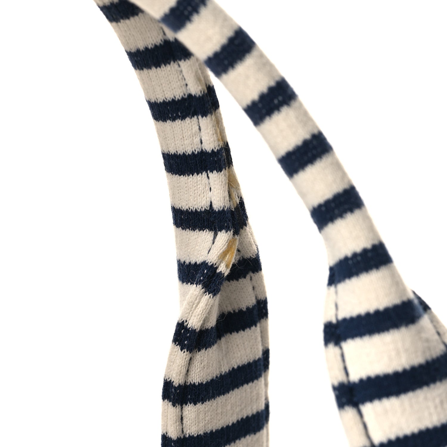 Celine Canvas Calfskin Striped Triomphe Cabas Navy 12 of 12