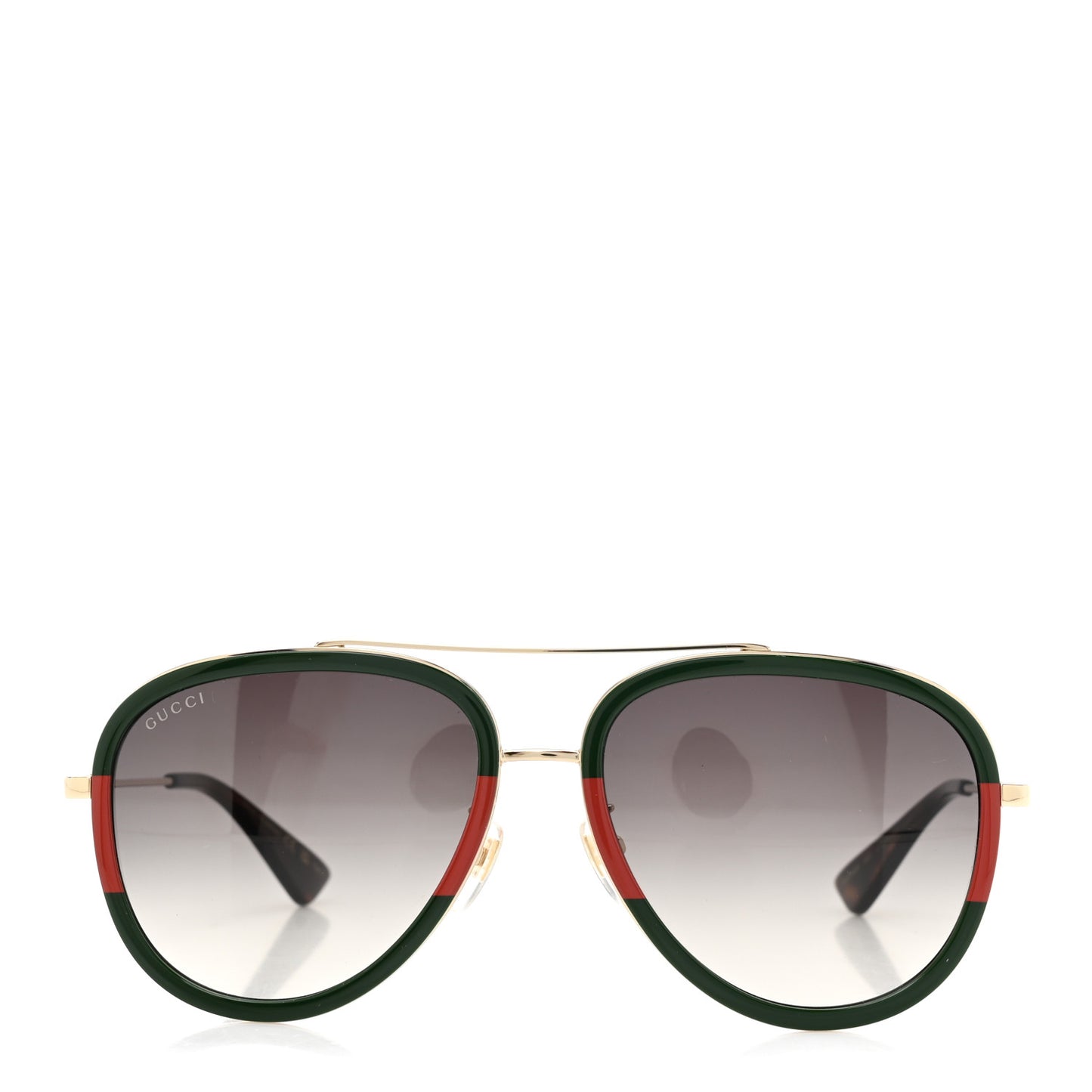 Web Aviator Sunglasses GG0062S Green Red
