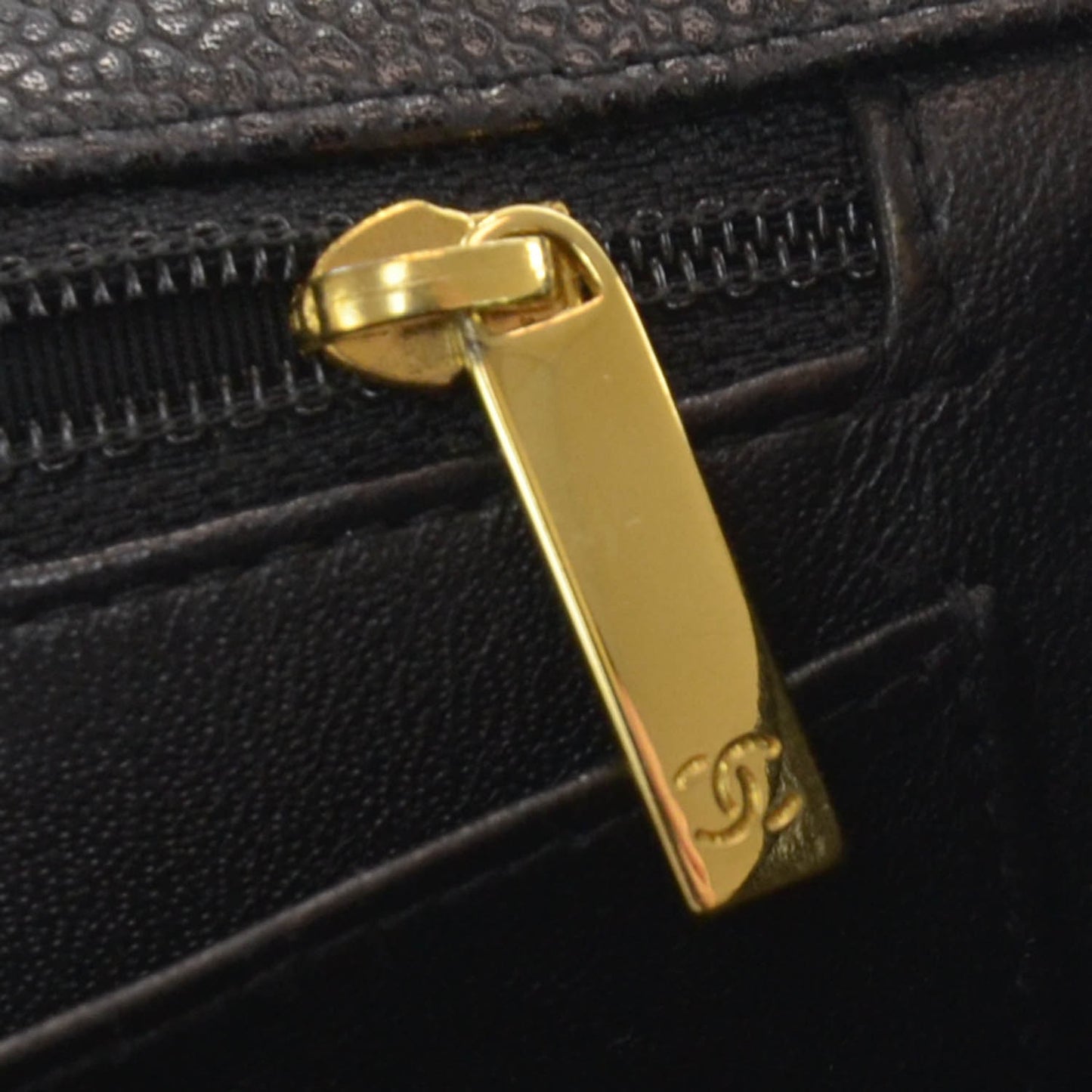 Caviar Jumbo Single Flap Black