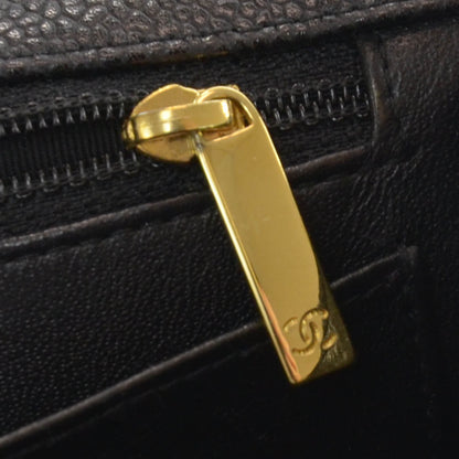 Chanel Caviar Jumbo Single Flap Black 7 of 9