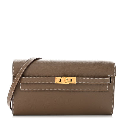 Hermes Epsom Kelly Wallet To Go Etoupe 2 of 6