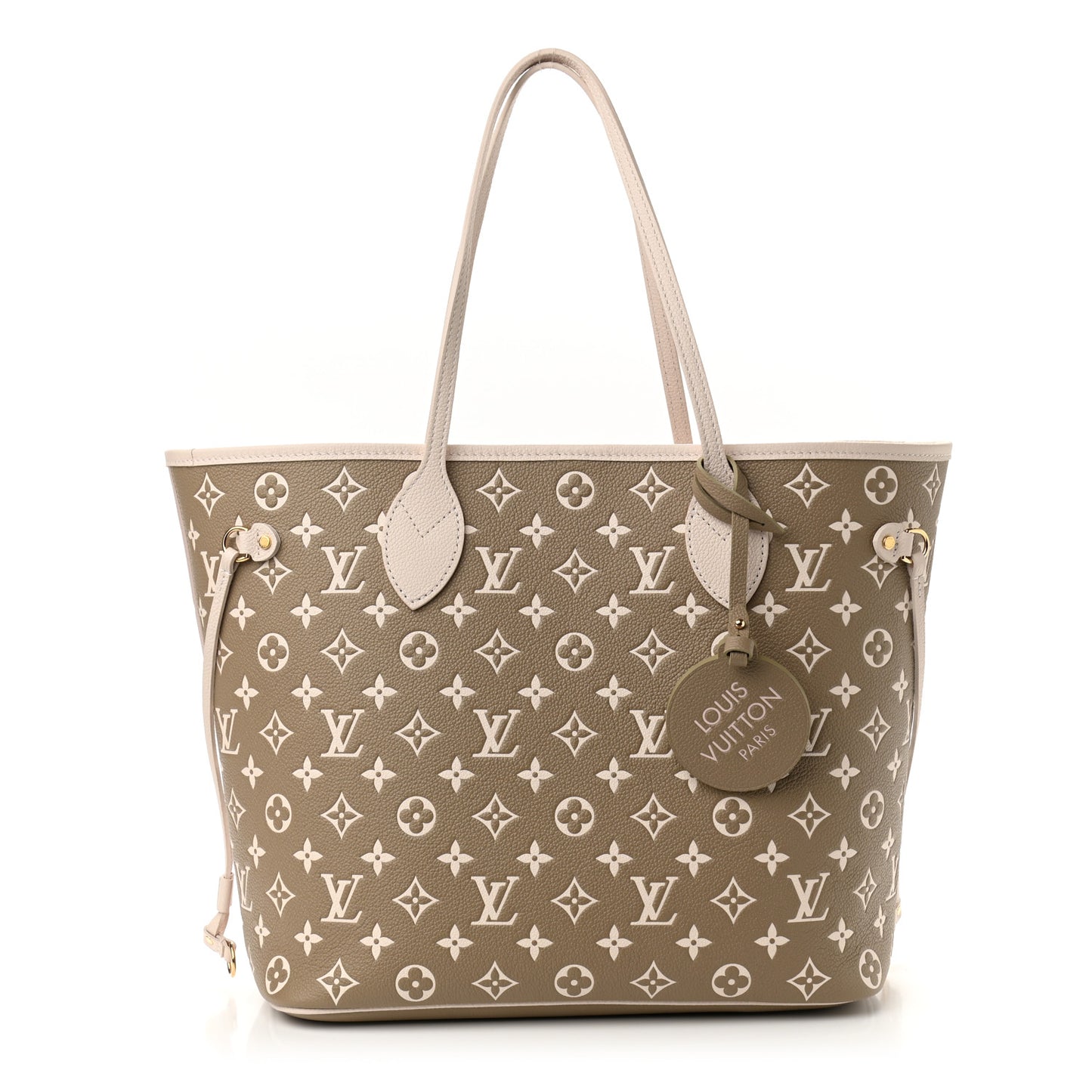 Empreinte Monogram Spring In The City Neverfull MM Kaki Beige Cream