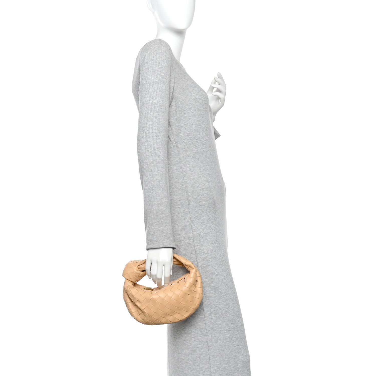 Bottega Veneta Nappa Intrecciato Mini Jodie Almond 2 of 9