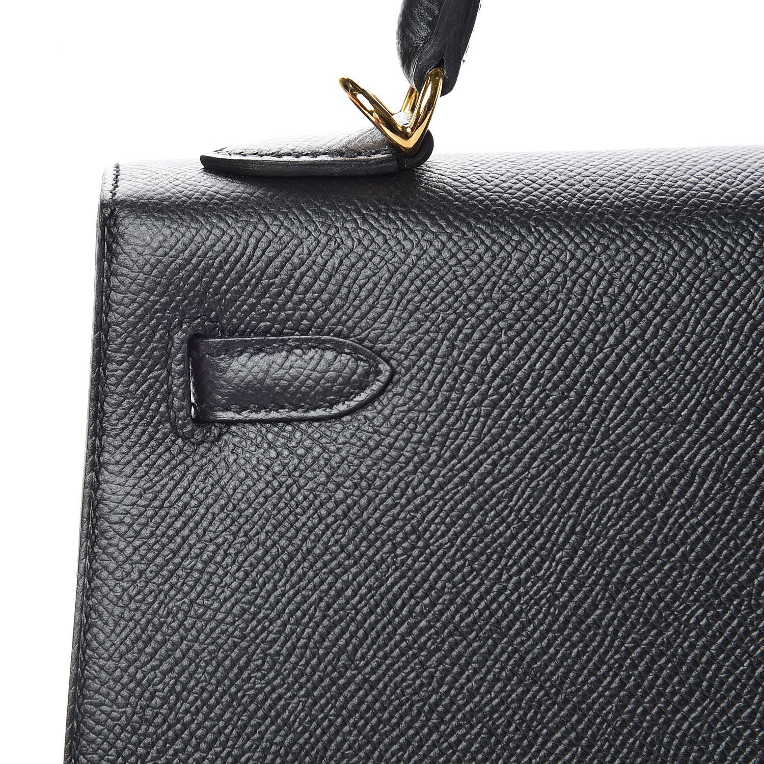 Hermes Epsom Kelly Sellier 25 Black 13 of 40