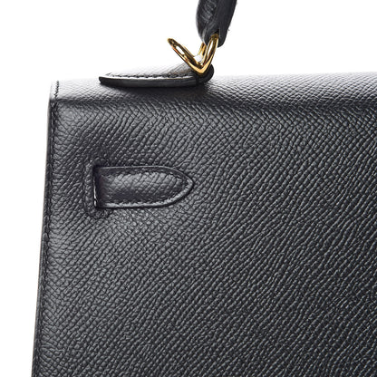 Hermes Epsom Kelly Sellier 25 Black 13 of 40