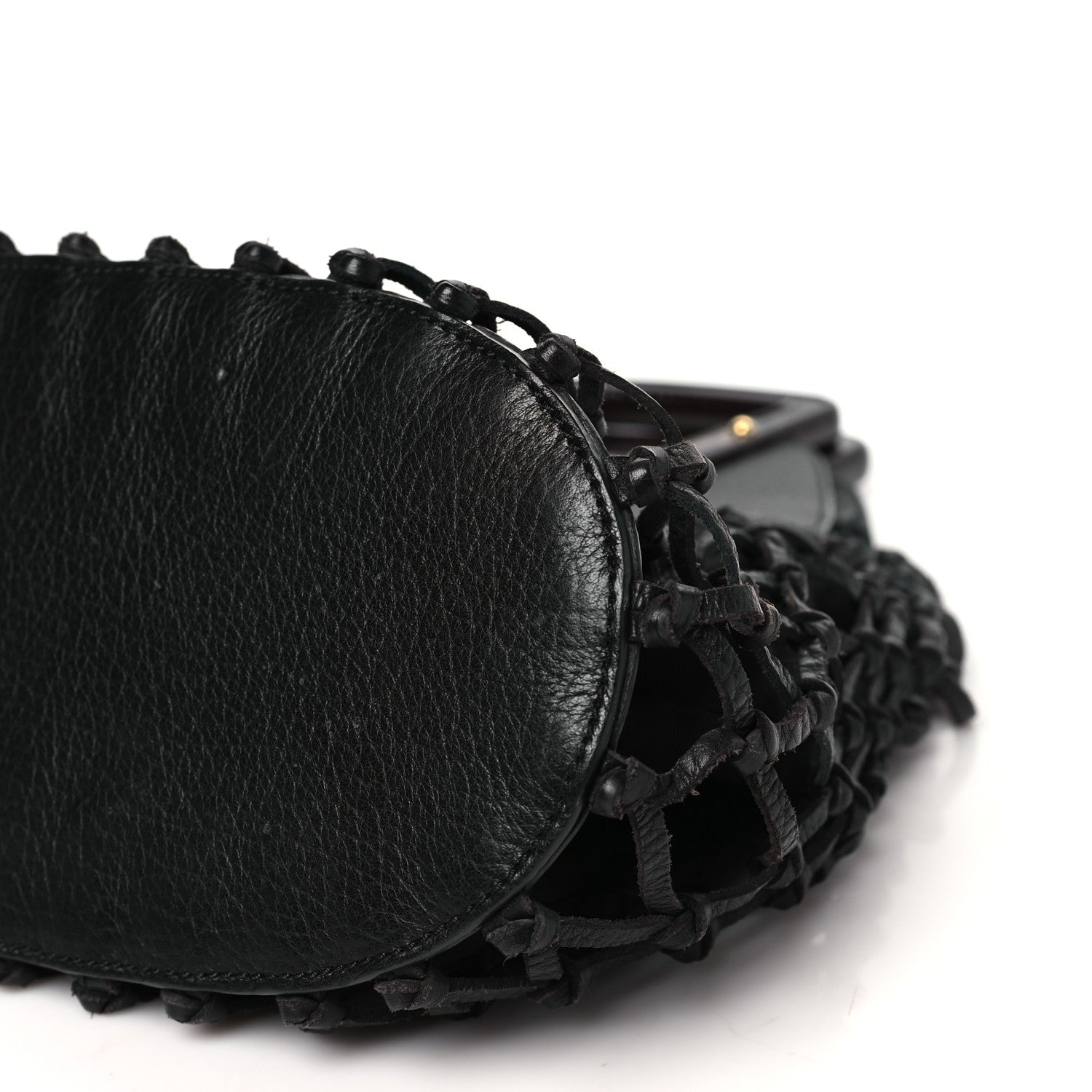 Dolce & Gabbana Calfskin Net Frame Tote Black 9 of 9
