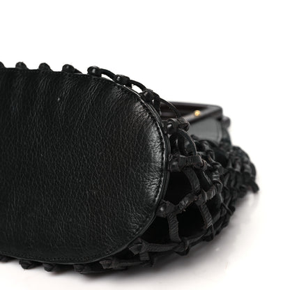 Dolce & Gabbana Calfskin Net Frame Tote Black 9 of 9