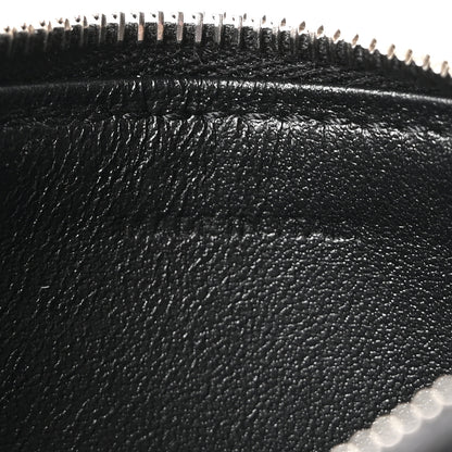 Celine Grained Calfskin Zipped Card Holder Black 7 of 8