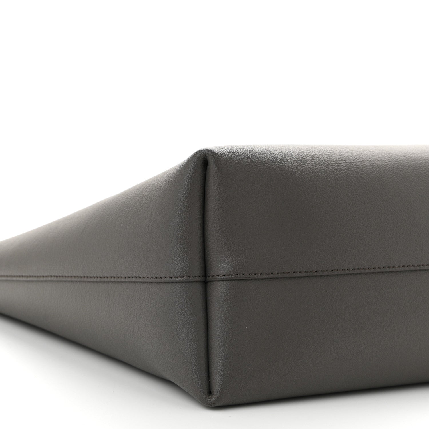 Saint Laurent Calfskin Large Shopping Tote Kaki Militaire 9 of 12