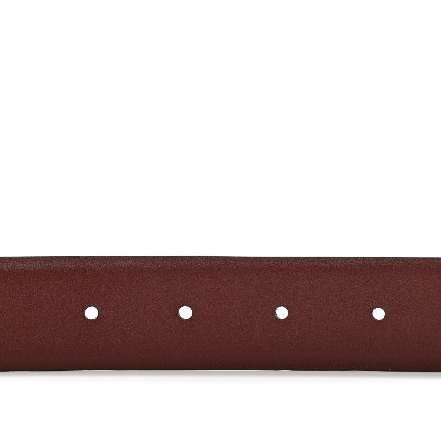 Chanel Calfskin CC Reversible Belt 85 34 Black Burgundy 4 of 6