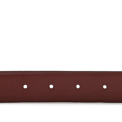 Chanel Calfskin CC Reversible Belt 85 34 Black Burgundy 4 of 6