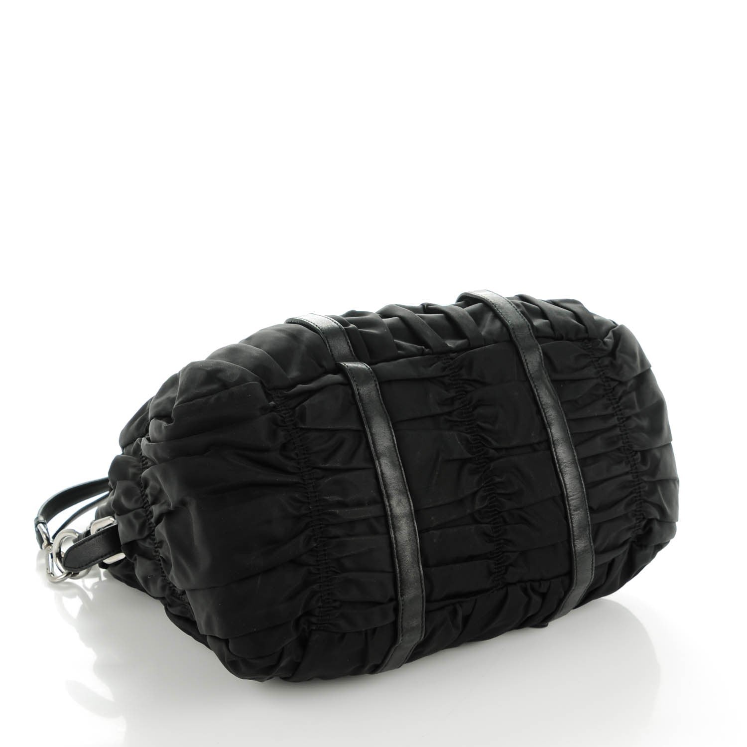 Prada Tessuto Nylon Gaufre Tote Nero Black 4 of 8