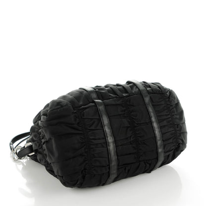 Prada Tessuto Nylon Gaufre Tote Nero Black 4 of 8
