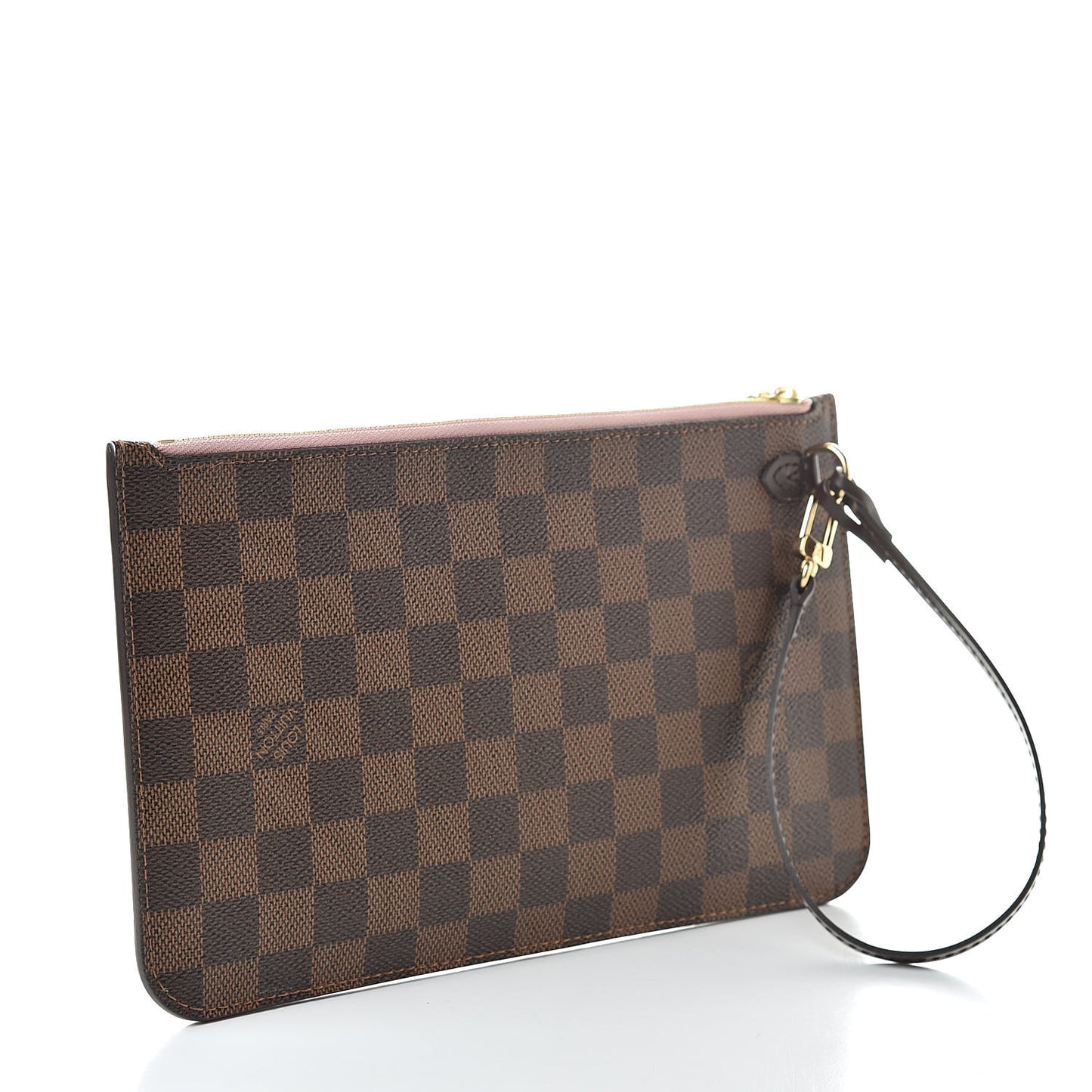 Damier Ebene Neverfull MM GM Pochette Rose Ballerine