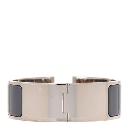 Hermes Enamel Wide Clic Clac H Bracelet PM Ardoise 3 of 5