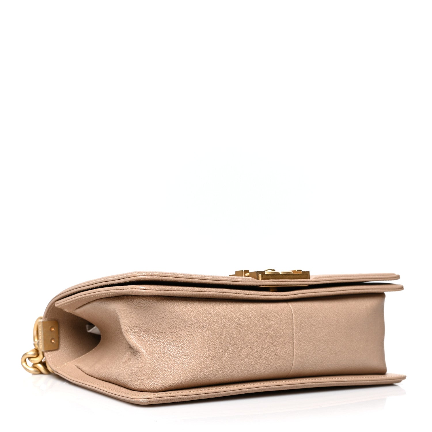 Chanel Caviar Quilted Medium Boy Flap Beige 4 of 11