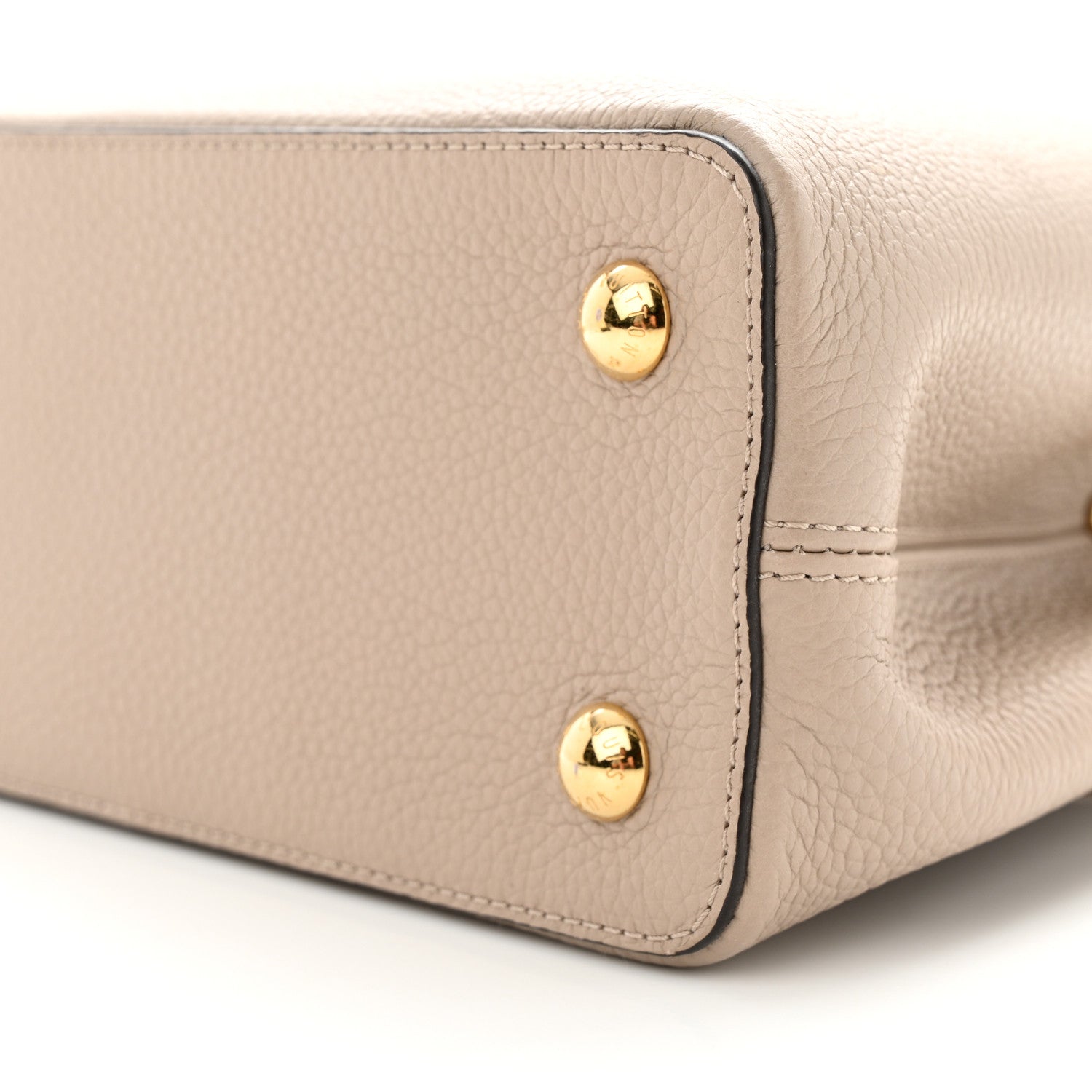 Louis Vuitton Taurillon Capucines PM Galet 9 of 12