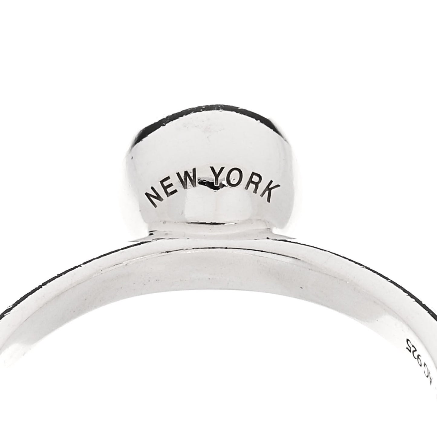 Sterling Silver 8mm Hardwear Ball Ring 57 8