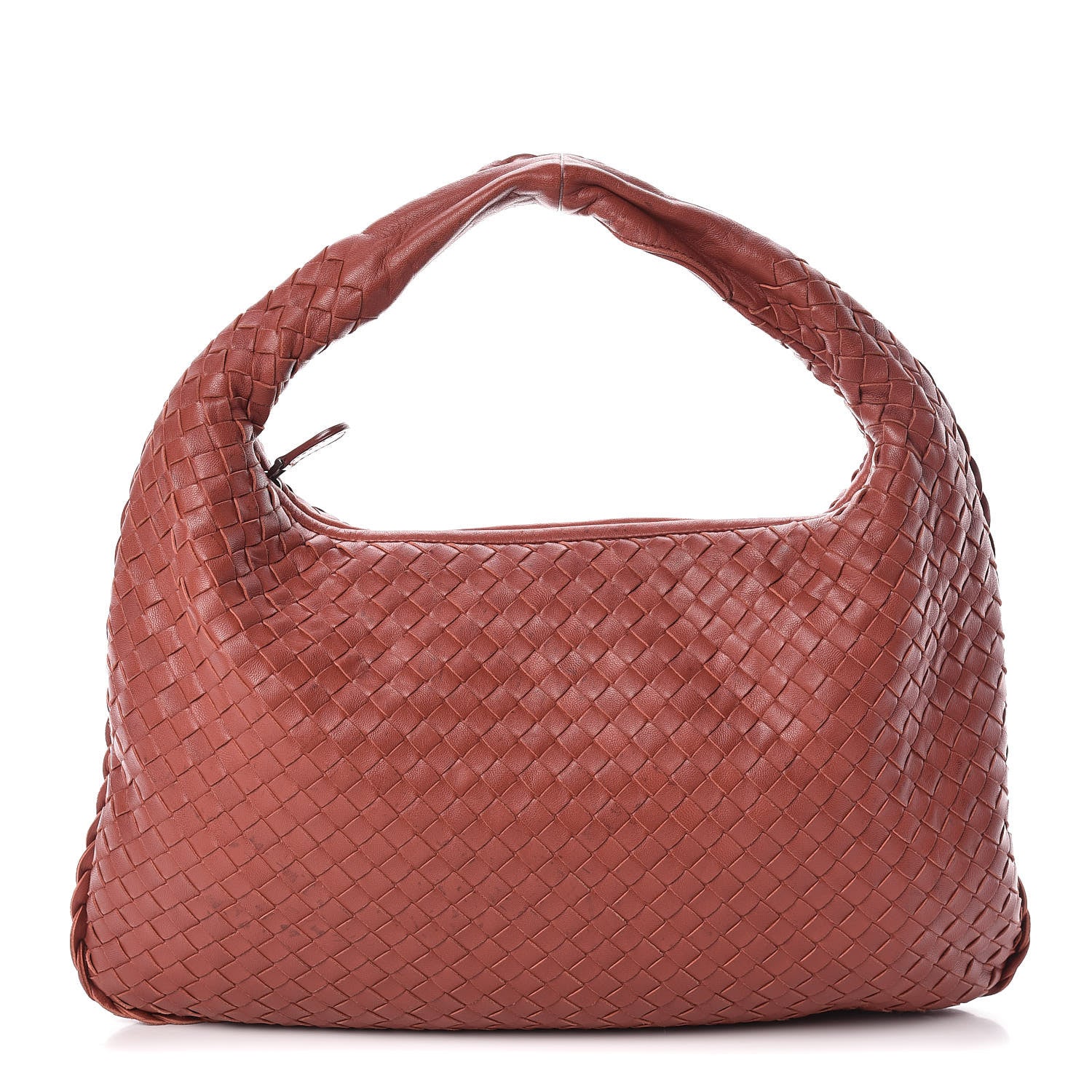 Bottega Veneta Nappa Intrecciato Small Veneta Hobo Brique 1 of 10