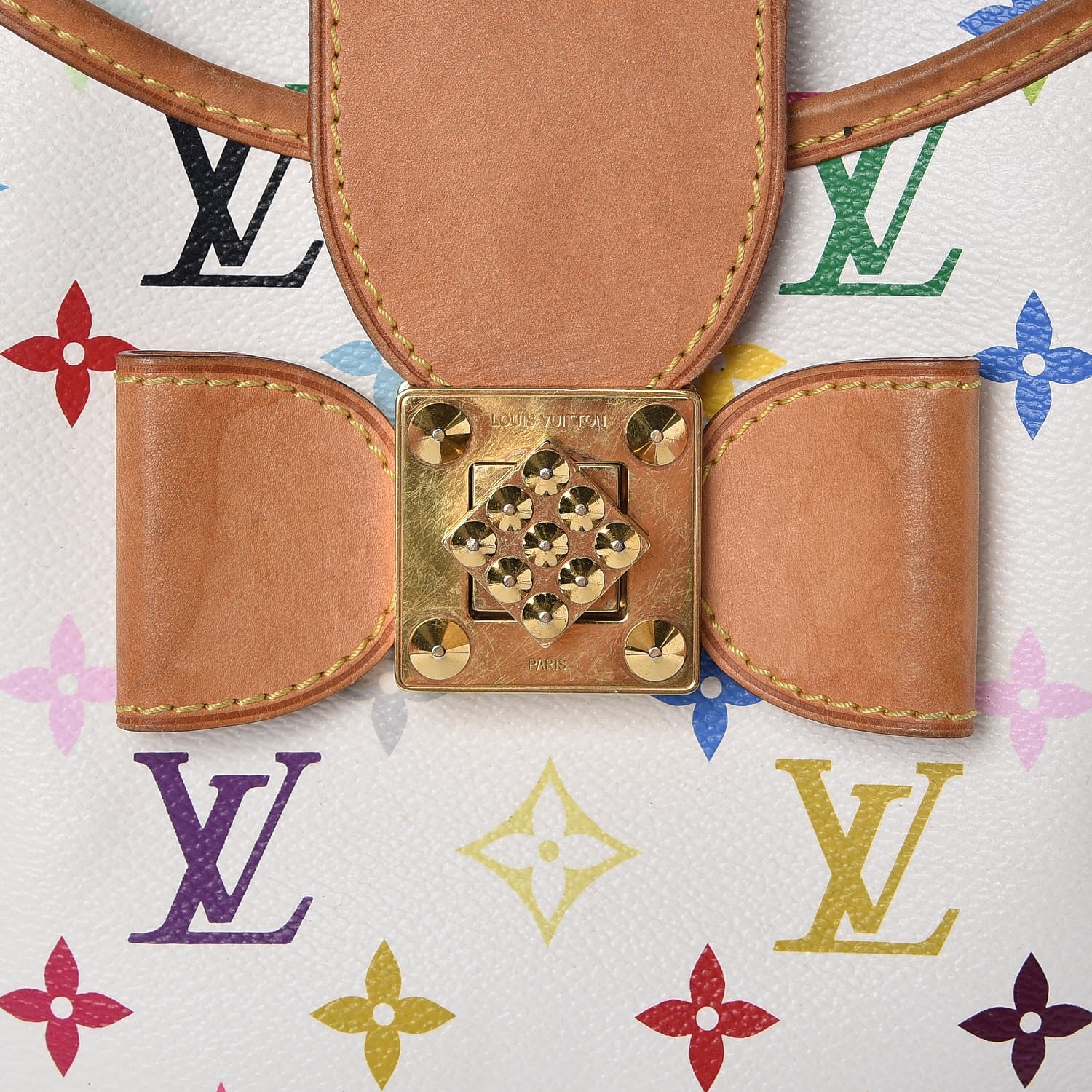 Louis Vuitton Monogram Multicolor Annie GM White 8 of 13