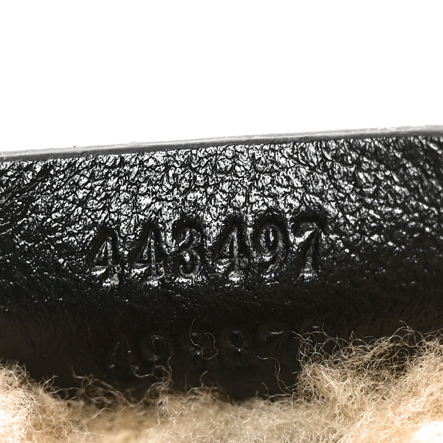 Gucci Azalea Calfskin Wool Matelasse Diagonal Small GG Marmont Shoulder Bag Black 7 of 10