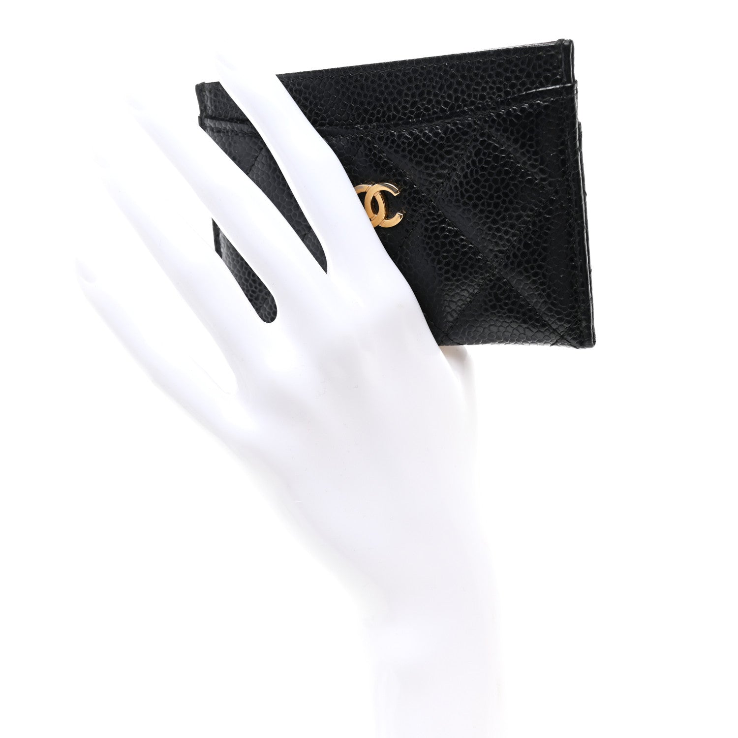 Chanel Caviar Quilted Card Holder Black 2 of 9
