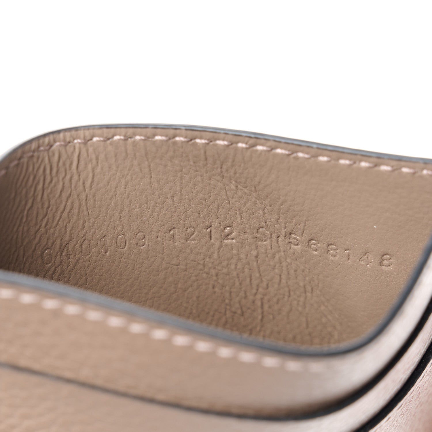 Balenciaga Grained Calfskin Neo Classic Silver Hardware Card Holder Mink Grey 7 of 9