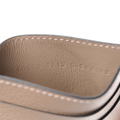 Balenciaga Grained Calfskin Neo Classic Silver Hardware Card Holder Mink Grey 7 of 9