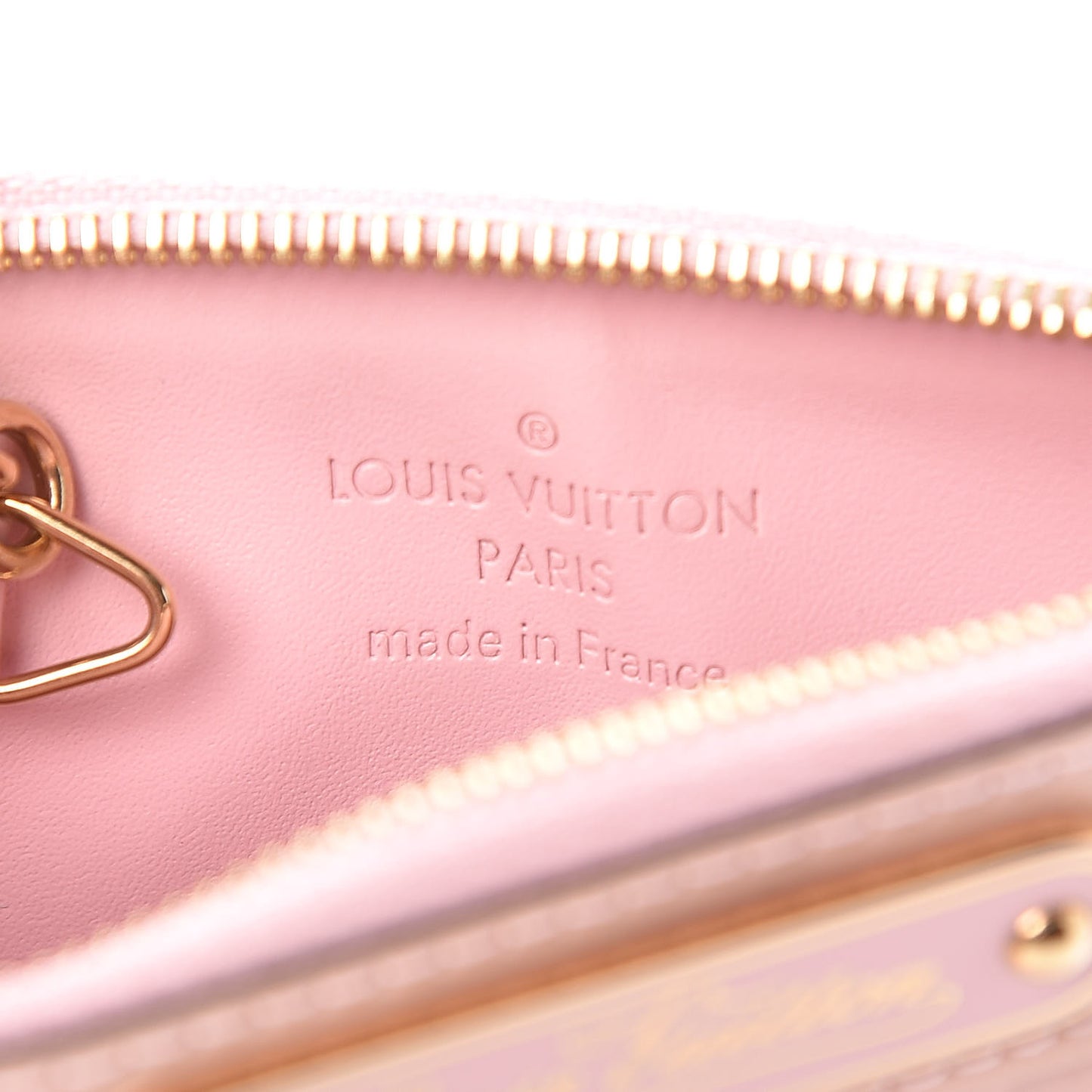 Vernis Key Pouch Rose Ballerine