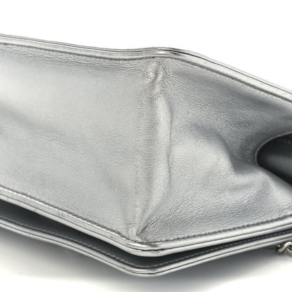 Chanel Metallic Calfskin Mini Propeller Flap Silver 10 of 10