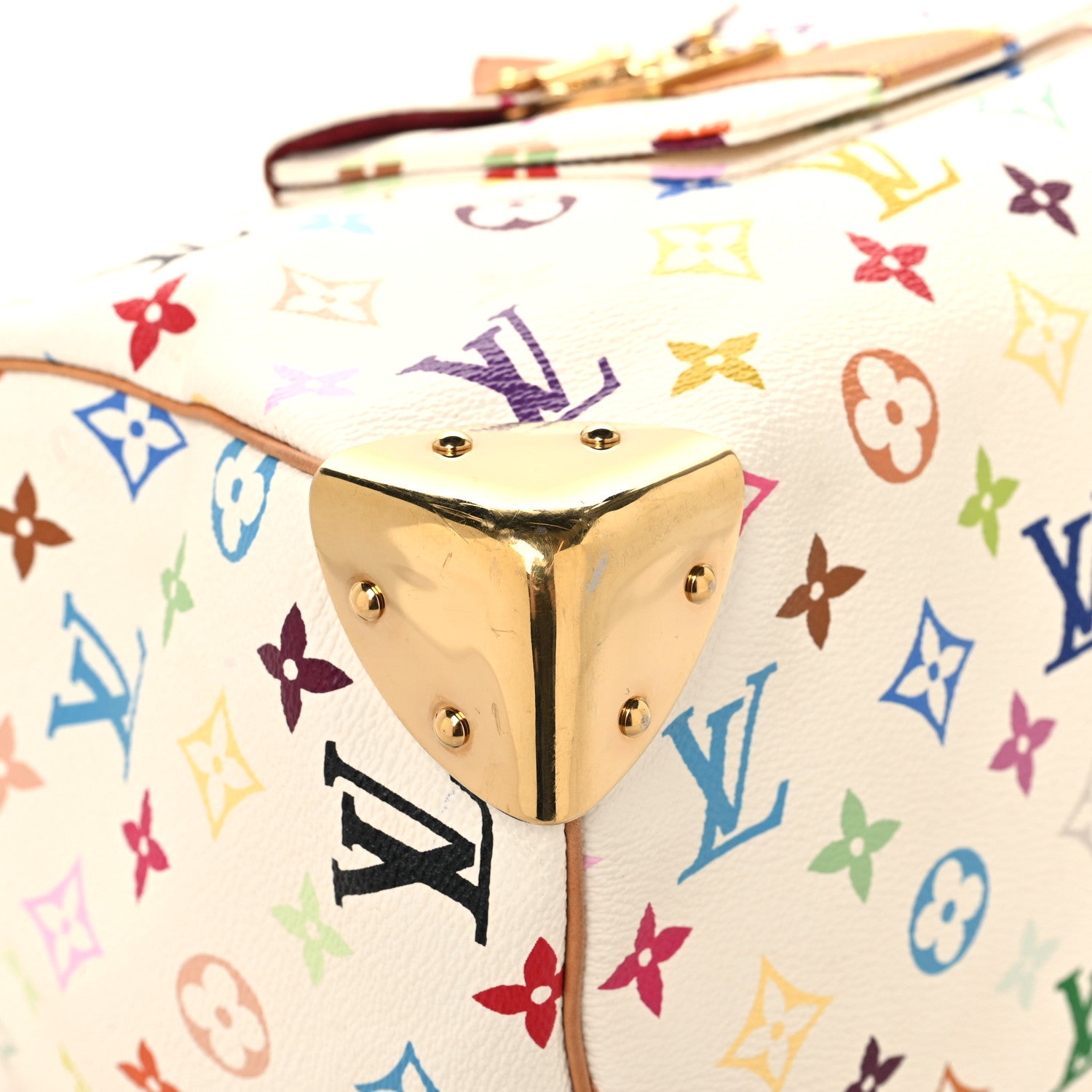 Louis Vuitton Monogram Multicolor Speedy 30 White 8 of 11