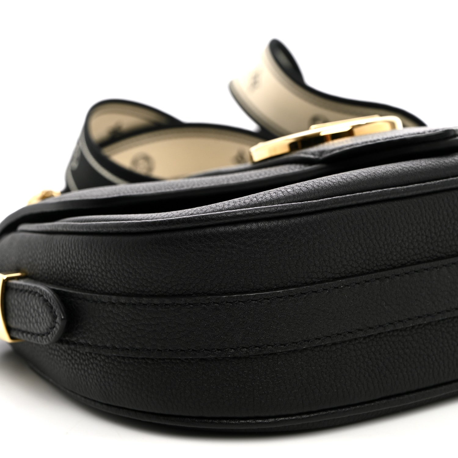 Louis Vuitton Grained Calfskin LV Pont 9 Soft PM Black 8 of 9