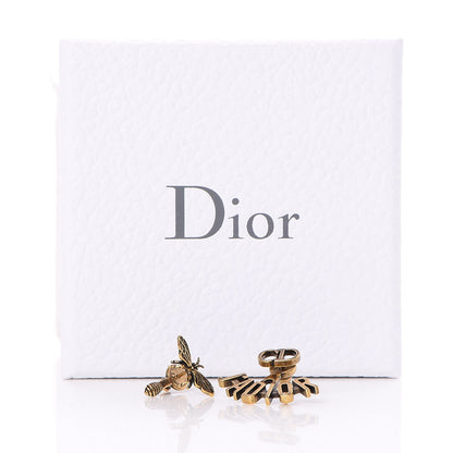 Christian Dior Metal J'Adior Earrings Aged Gold 5 of 5