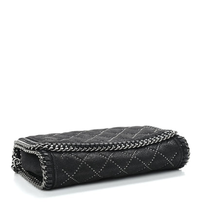 Stella McCartney Shaggy Deer Quilted Studded Falabella Crossbody Black 3 of 10