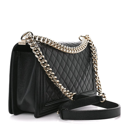 Chanel Caviar Quilted New Medium Boy Flap Black 3 of 10
