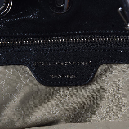 Stella McCartney Chamois Shiny Dotted Large Falabella Bucket Bag Ruthenium 6 of 10