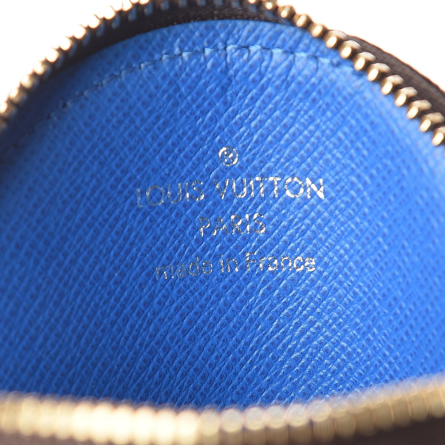 Louis Vuitton Monogram 2019 Christmas Animation Round Coin Purse Blue 6 of 8