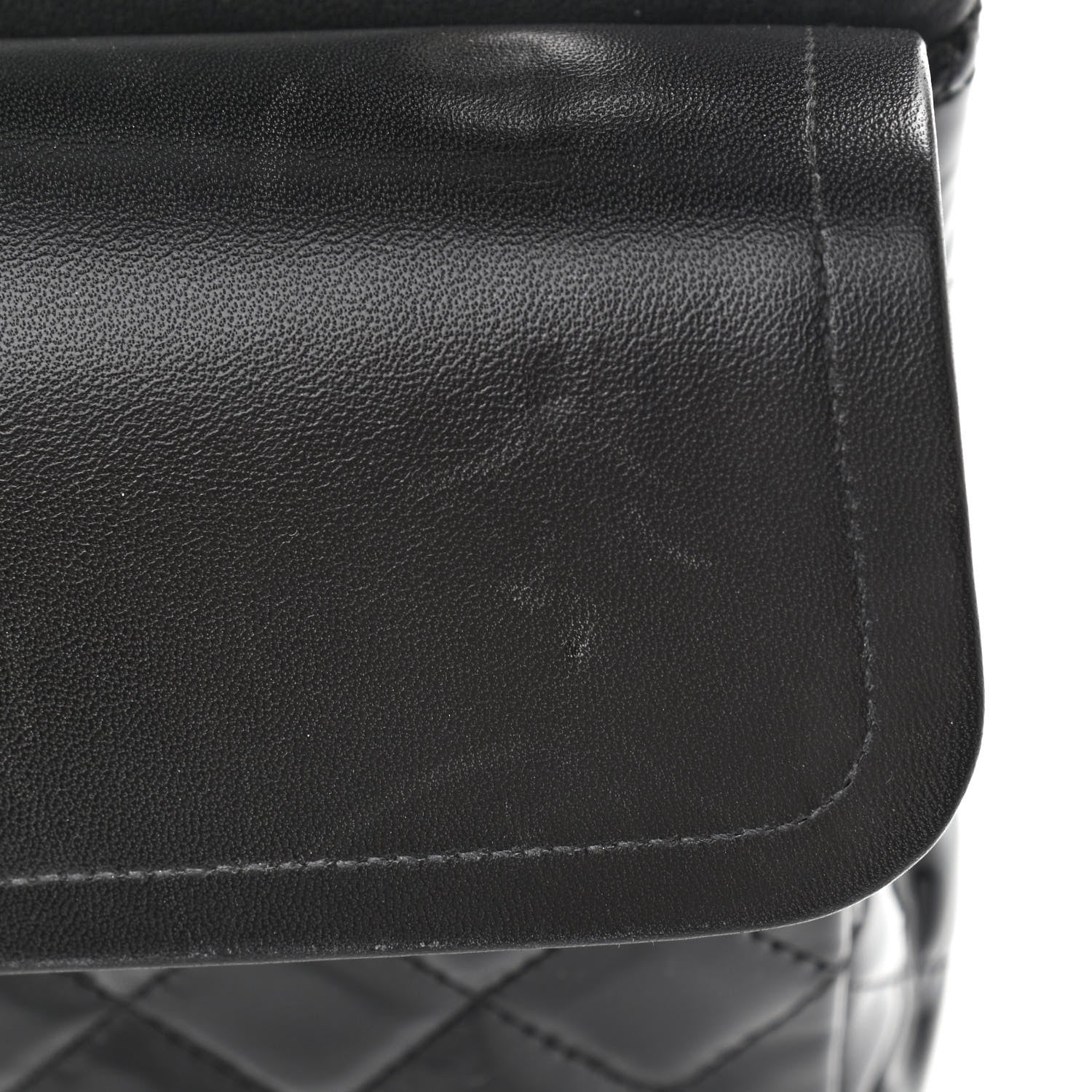 Chanel Patent Quilted Medium Double Flap Black 12 of 13