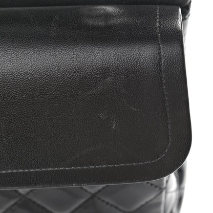 Chanel Patent Quilted Medium Double Flap Black 12 of 13