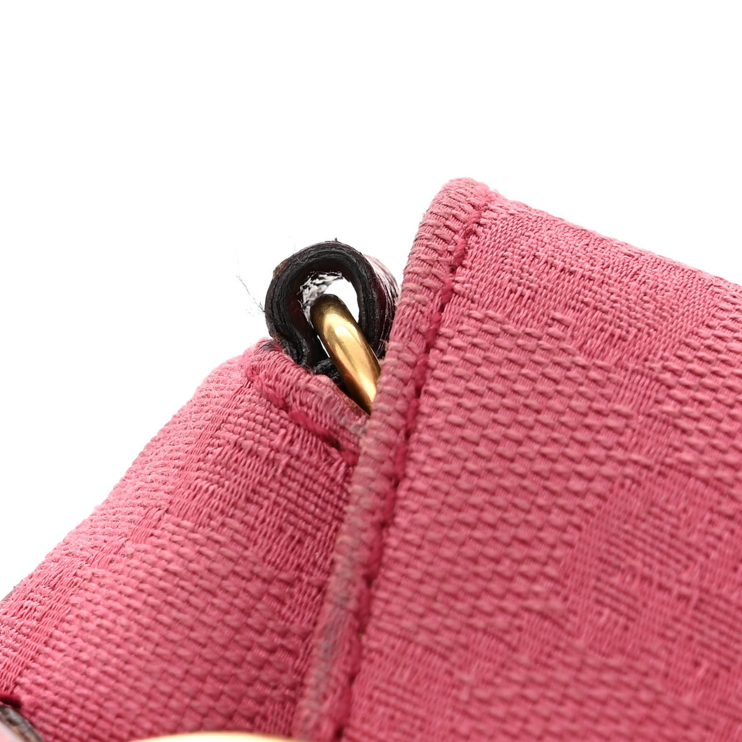 Monogram Horsebit Clutch Pink