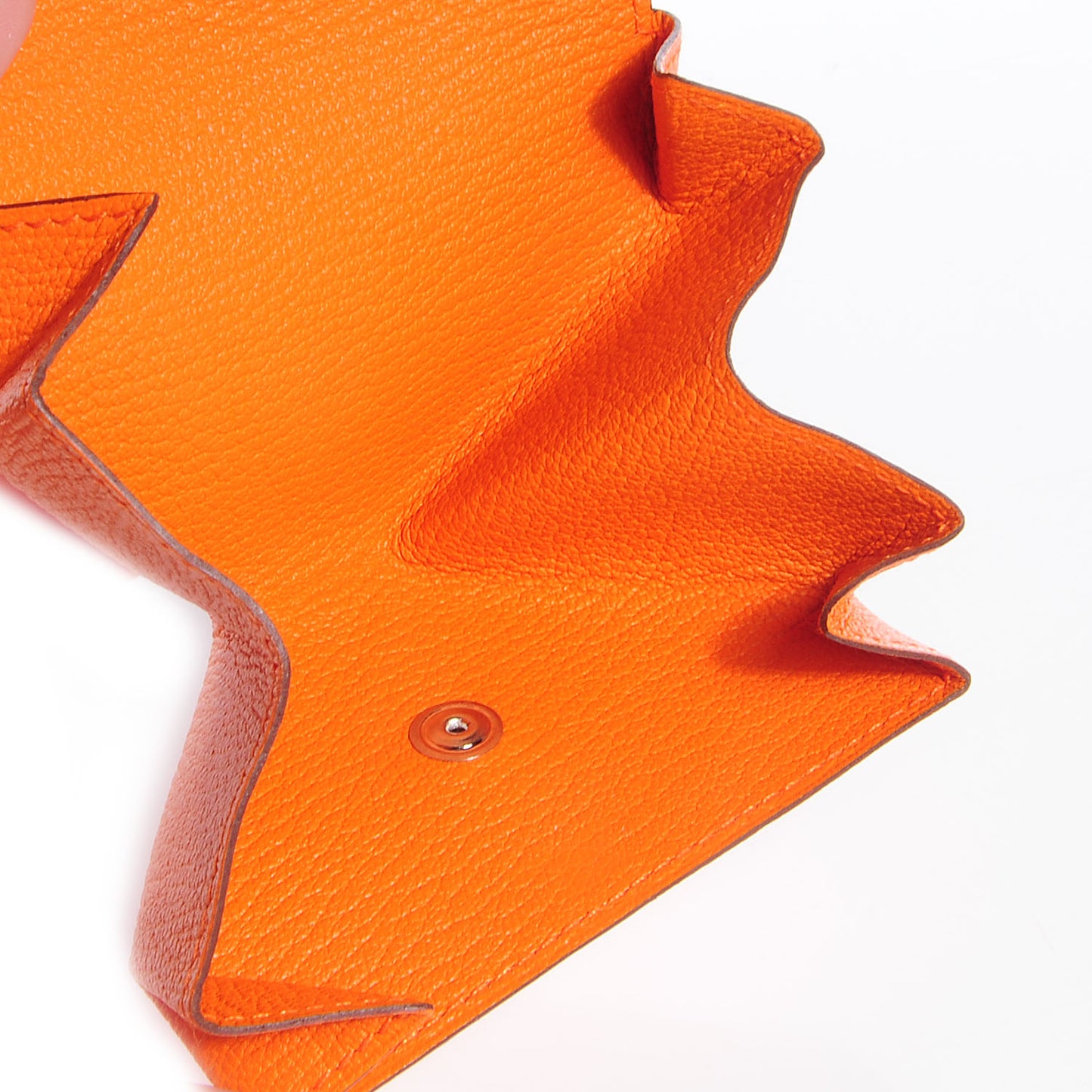 Chevre Mysore Le 24 Coin Purse Orange